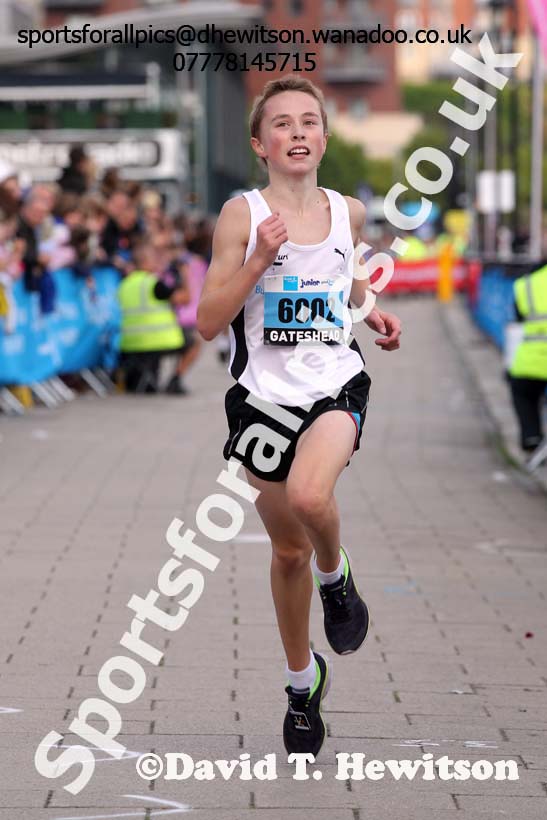 Boys BUPA Junior Great North Run. Photo: David T. Hewitson/Sports for All Pics